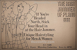 THE HAIR JAMMER OF PLANO